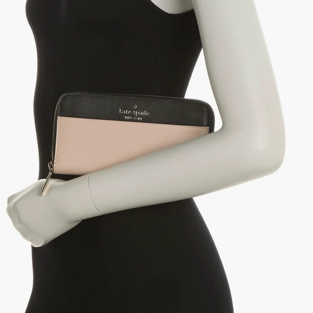 ♠️Kate Spade Black NY Staci Continental Wallet